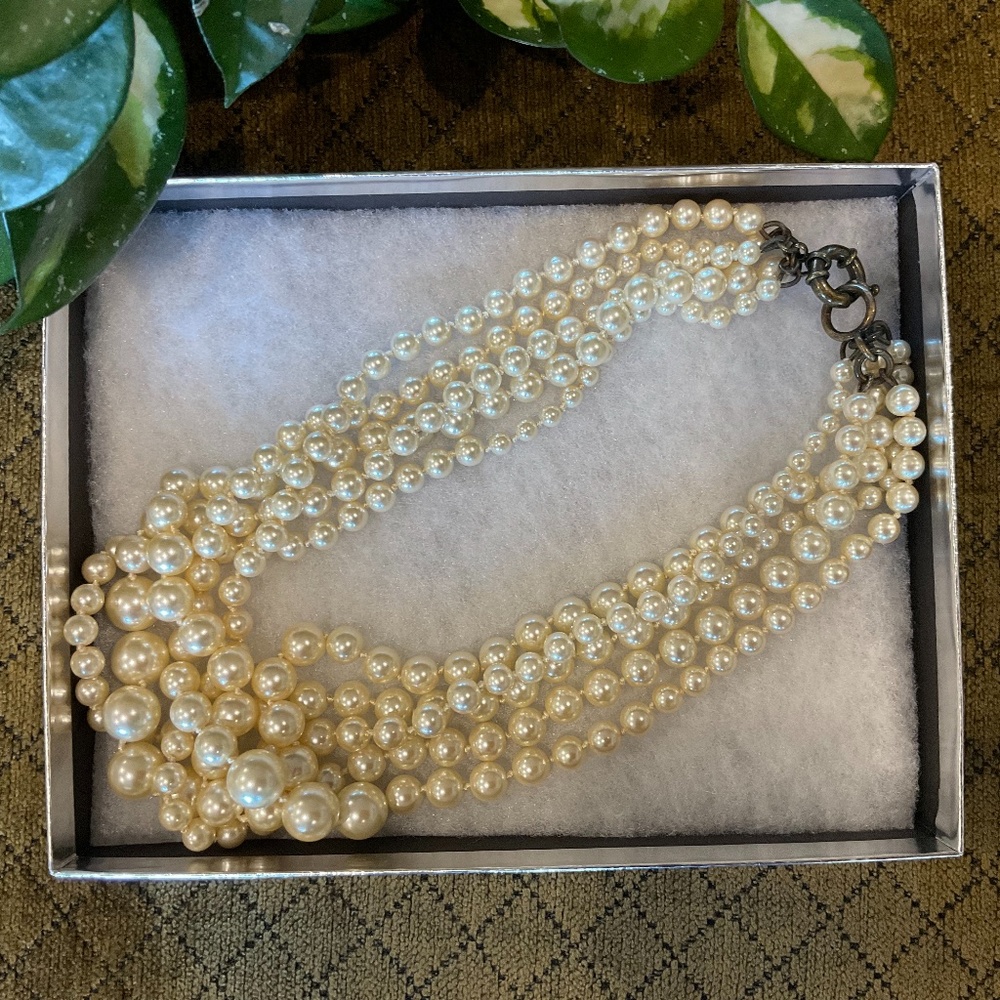 Multi-strand Pearl Necklace